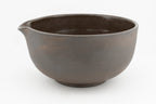 Matcha Set - Brown Stoneware | Bowl with Matching Whisk Holder | Chawan and Chasentate